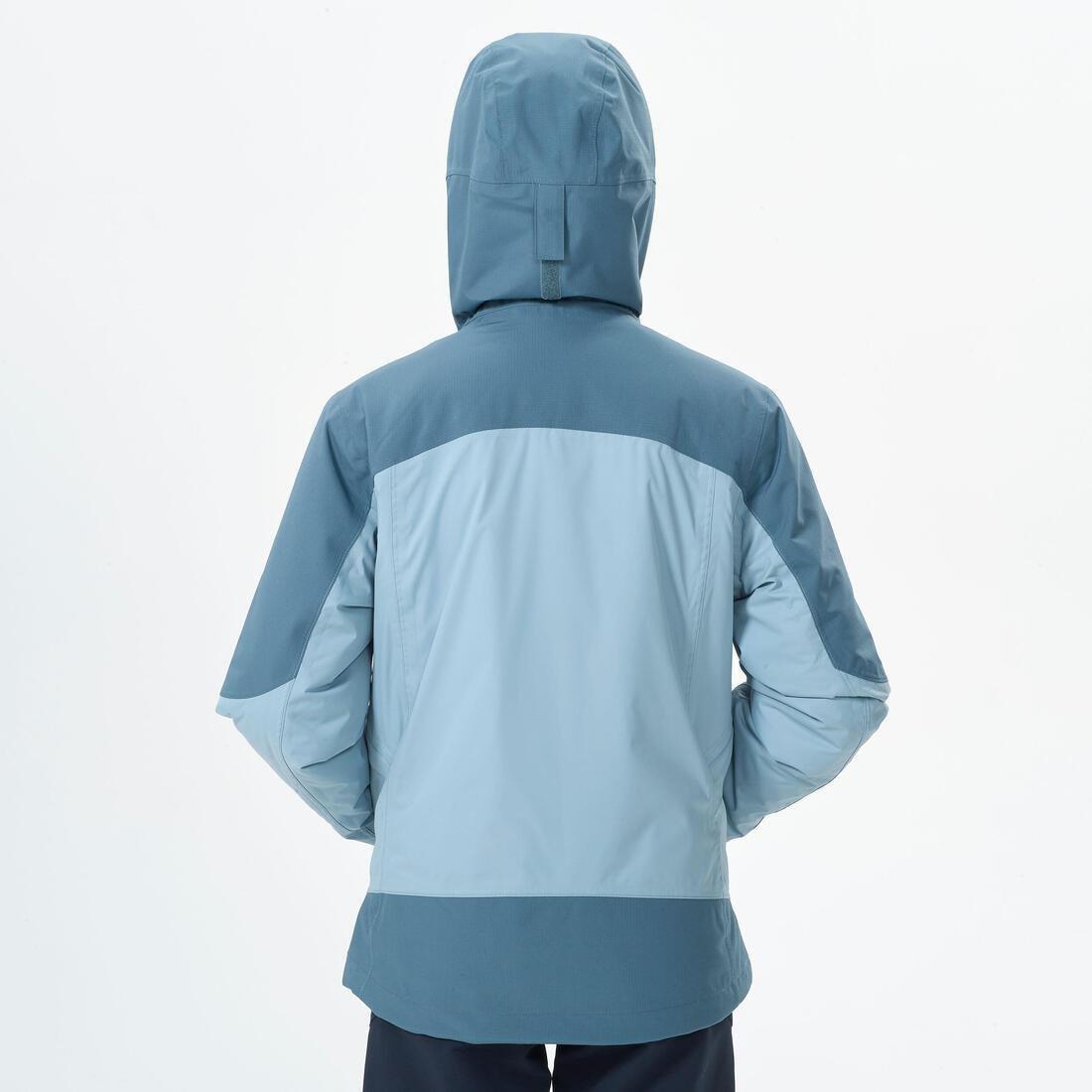 CLOUDY BLUE KIDS' WARM AND WATERPROOF 3-in-1 HIKING JACKET - SH500  MTN -10?�C - 7-15 YEARS, , large image number 5