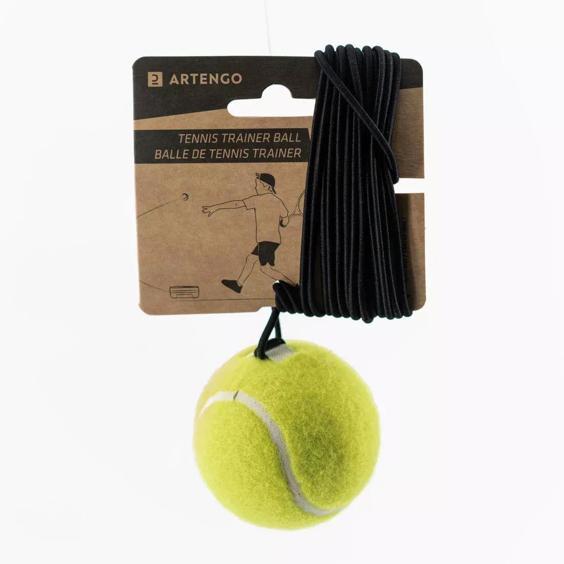 Tennis Ball And Elastic Strap For Tennis Trainer, No Color, medium