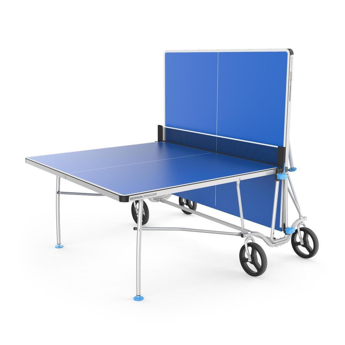Outdoor Table Tennis Table PPT 500.2 - Blue, No Color, medium