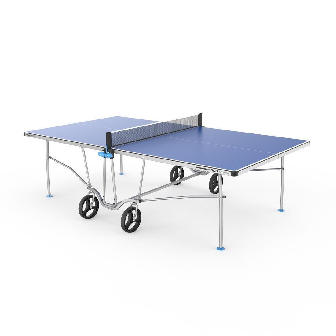 DEFAULT Outdoor Table Tennis Table PPT 500.2 - Blue, No Color, large image number 12