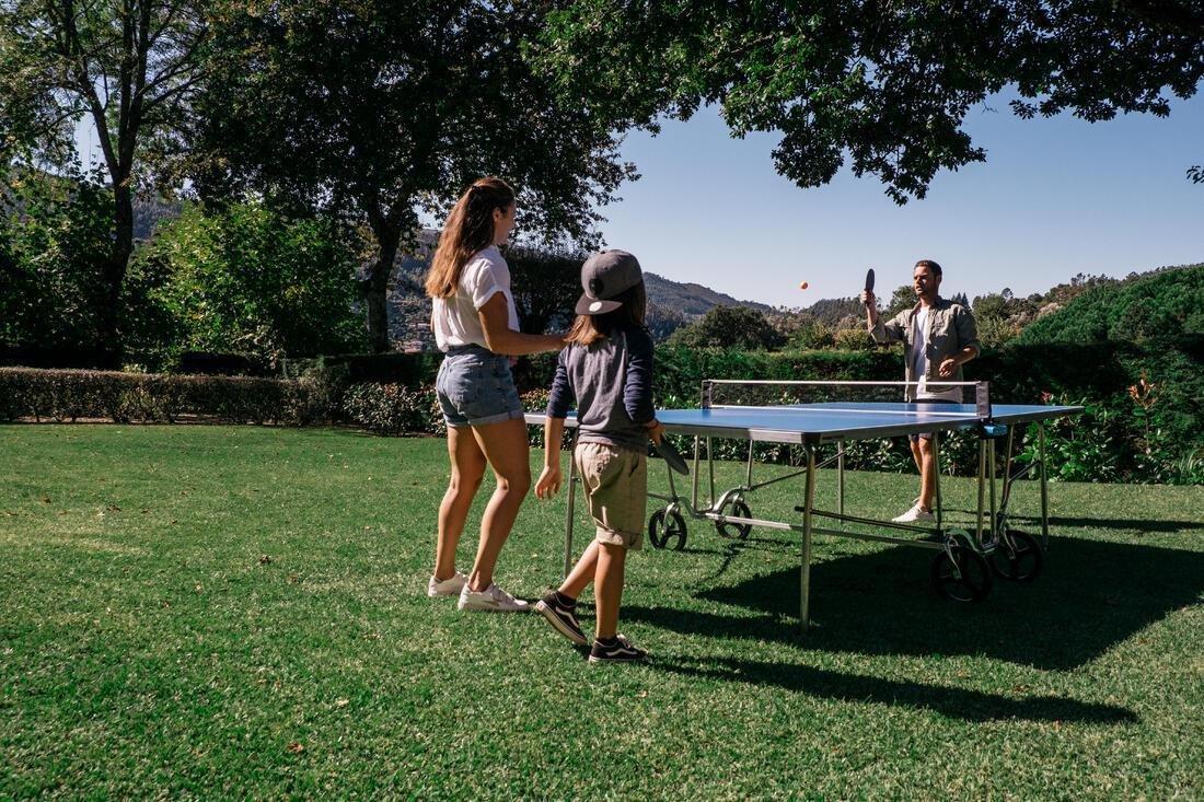 DEFAULT Outdoor Table Tennis Table PPT 500.2 - Blue, No Color, large image number 13