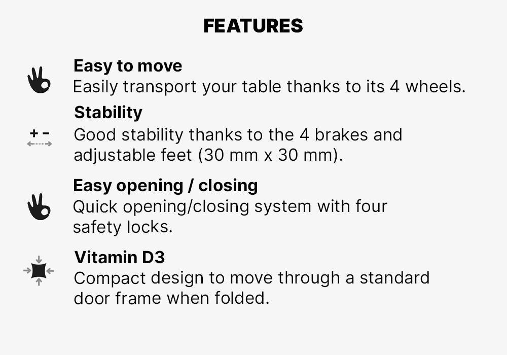 Outdoor Table Tennis Table PPT 500.2 - Blue, No Color, medium