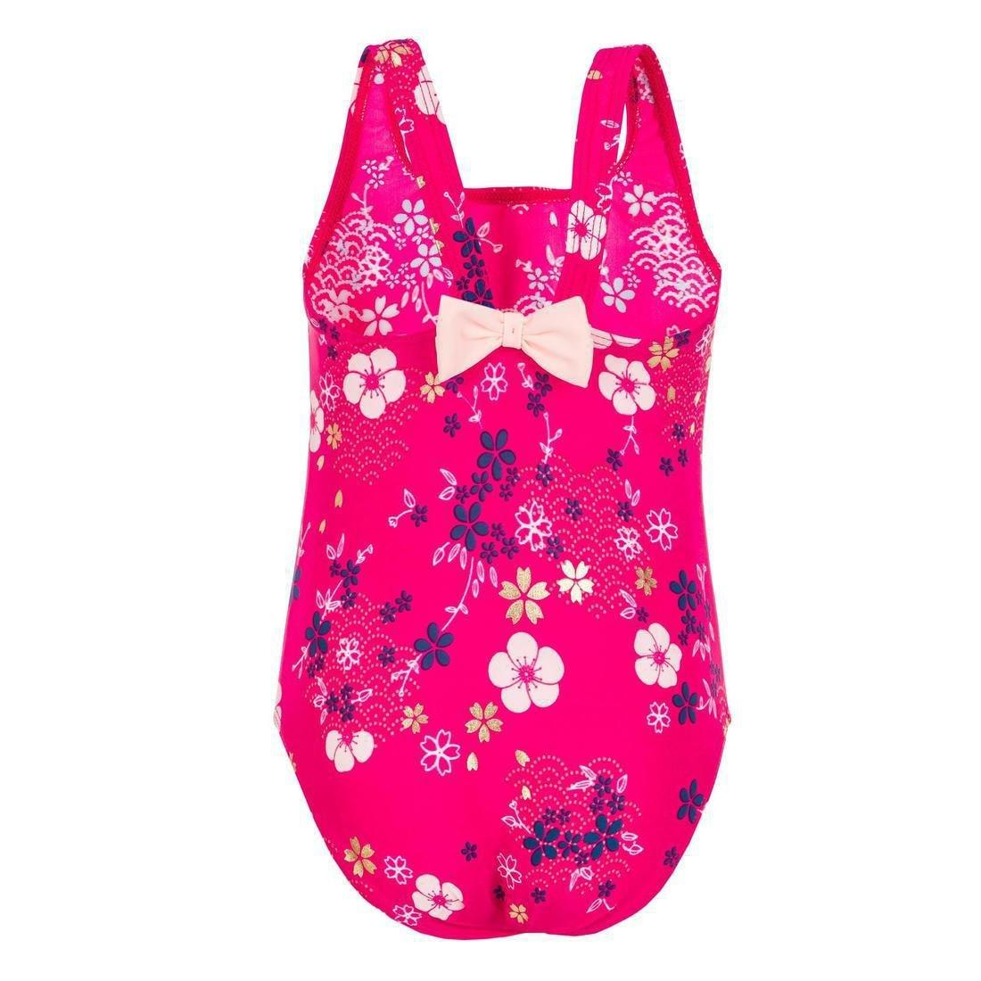Baby Girl's One-Piece Swimsuit - Animal Print, Pink, , large image number 3