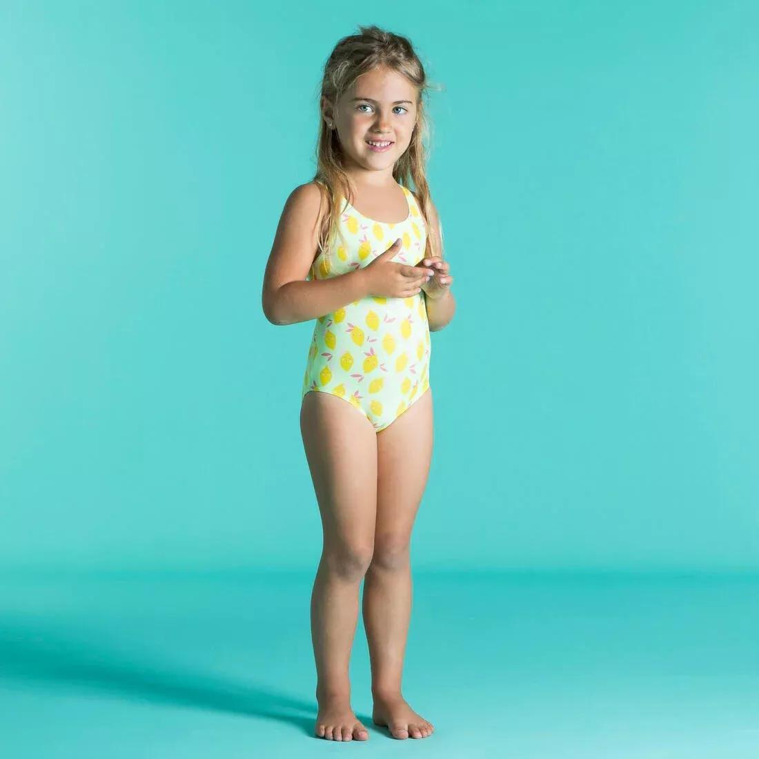 Baby Girl's One-Piece Swimsuit - Animal Print, Pink, , large image number 11