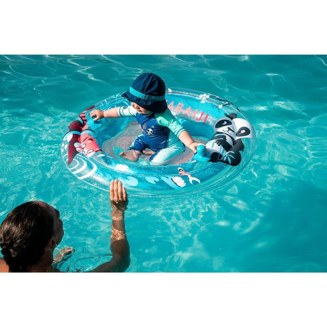 Infants Learning-To-Swim Platform, Turquoise Blue, No Color, large image number 1