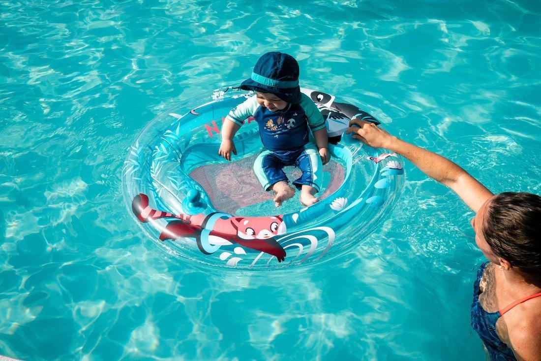 Infants Learning-To-Swim Platform, Turquoise Blue, No Color, large image number 11