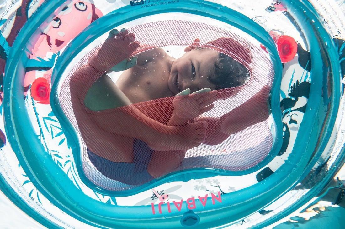 Infants Learning-To-Swim Platform, Turquoise Blue, No Color, large image number 13
