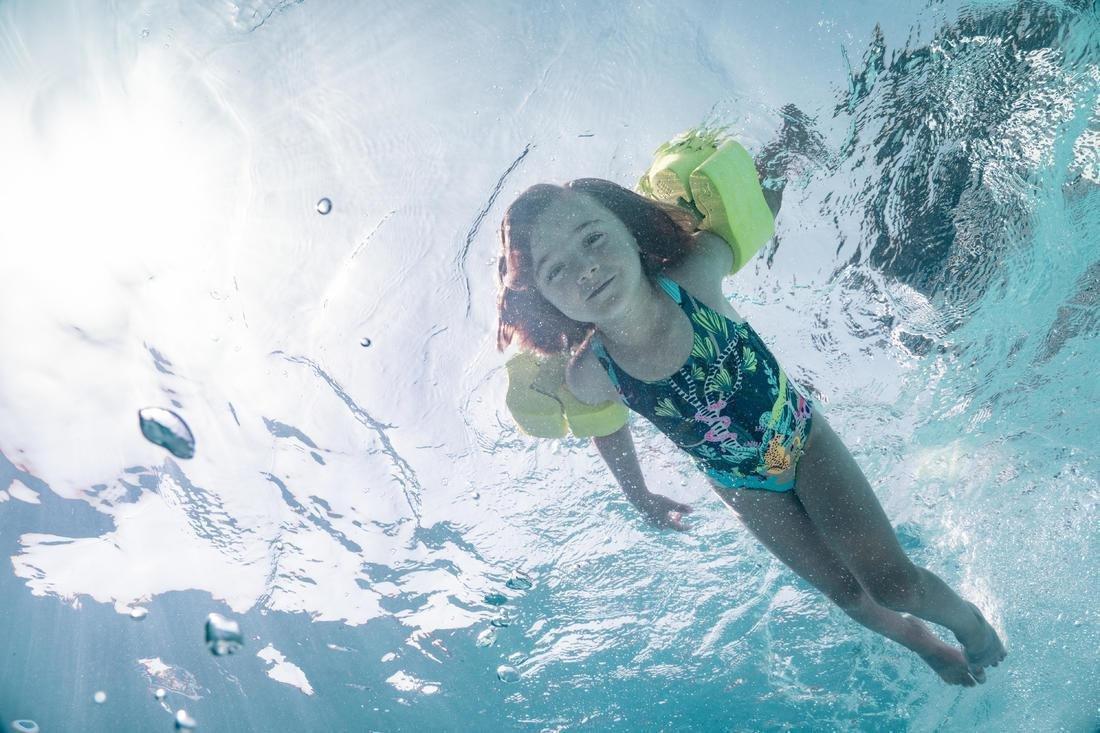 Swimming Foam Armbands With Elasticated Strap For Kids, Green, No Color, large image number 8