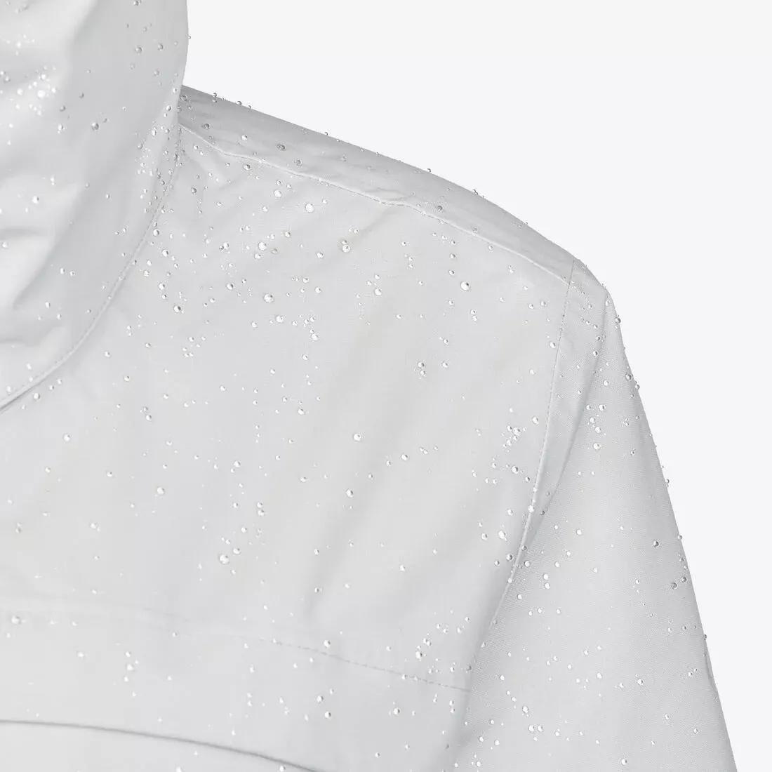 Women Waterproof 3In1 Travel Trekking Jacket - Travel 100, Grey, No Color, medium