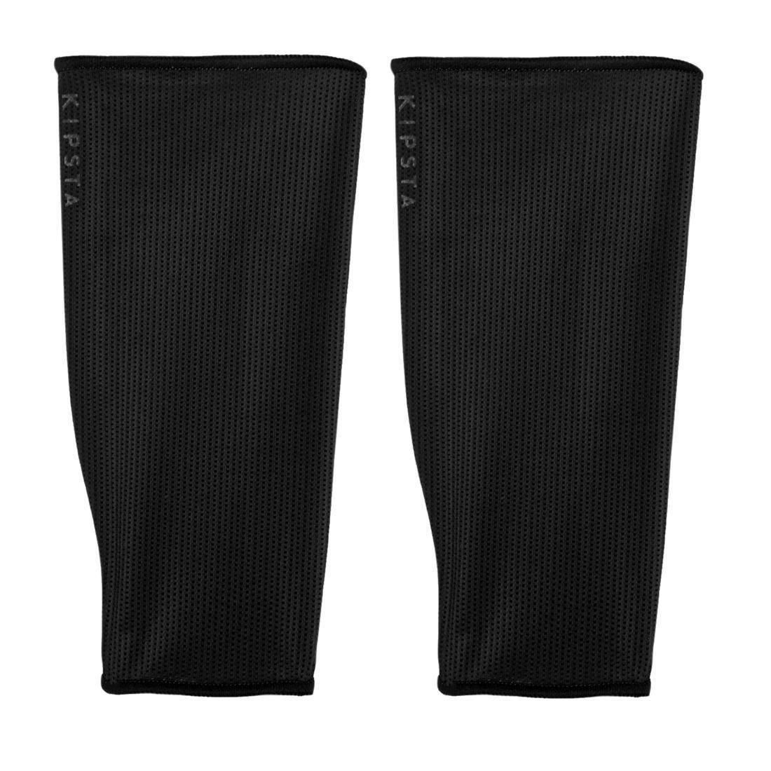 KIPSTA - Football Shin Pad Sleeves, Black