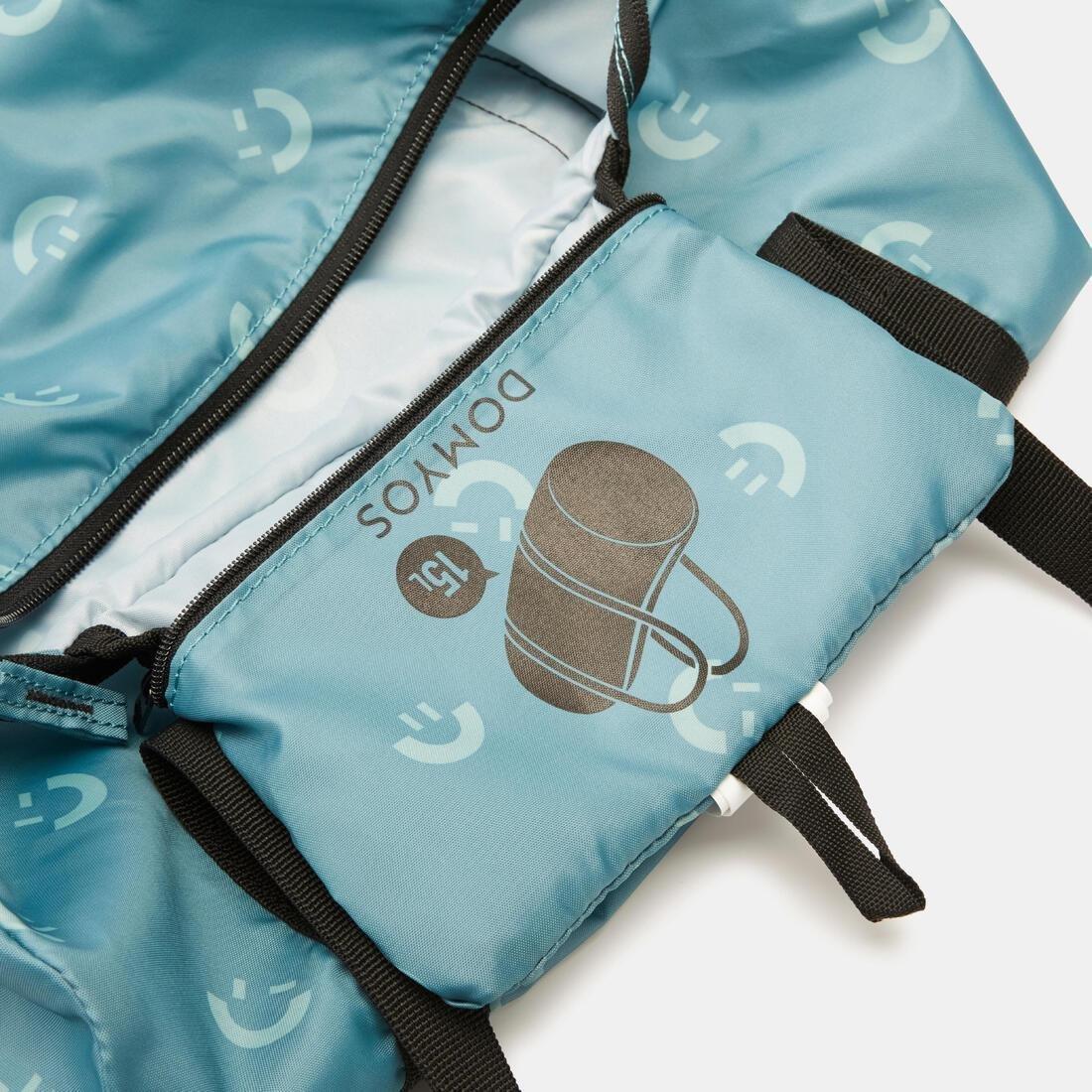 Fitness Cardio Training Folding Bag, Turquoise, No Color, large image number 4