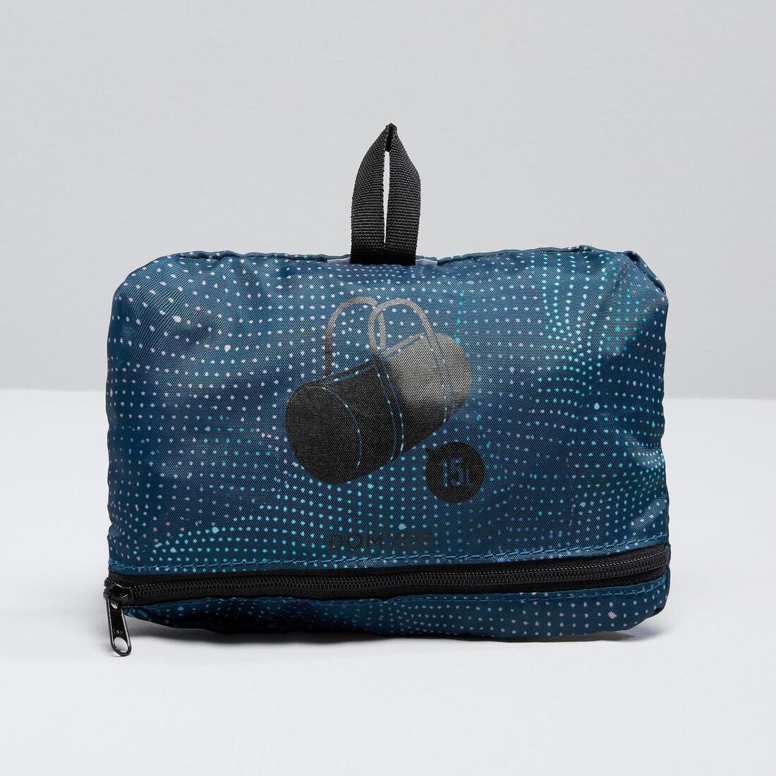 Fitness Cardio Training Folding Bag, Turquoise, No Color, large image number 13