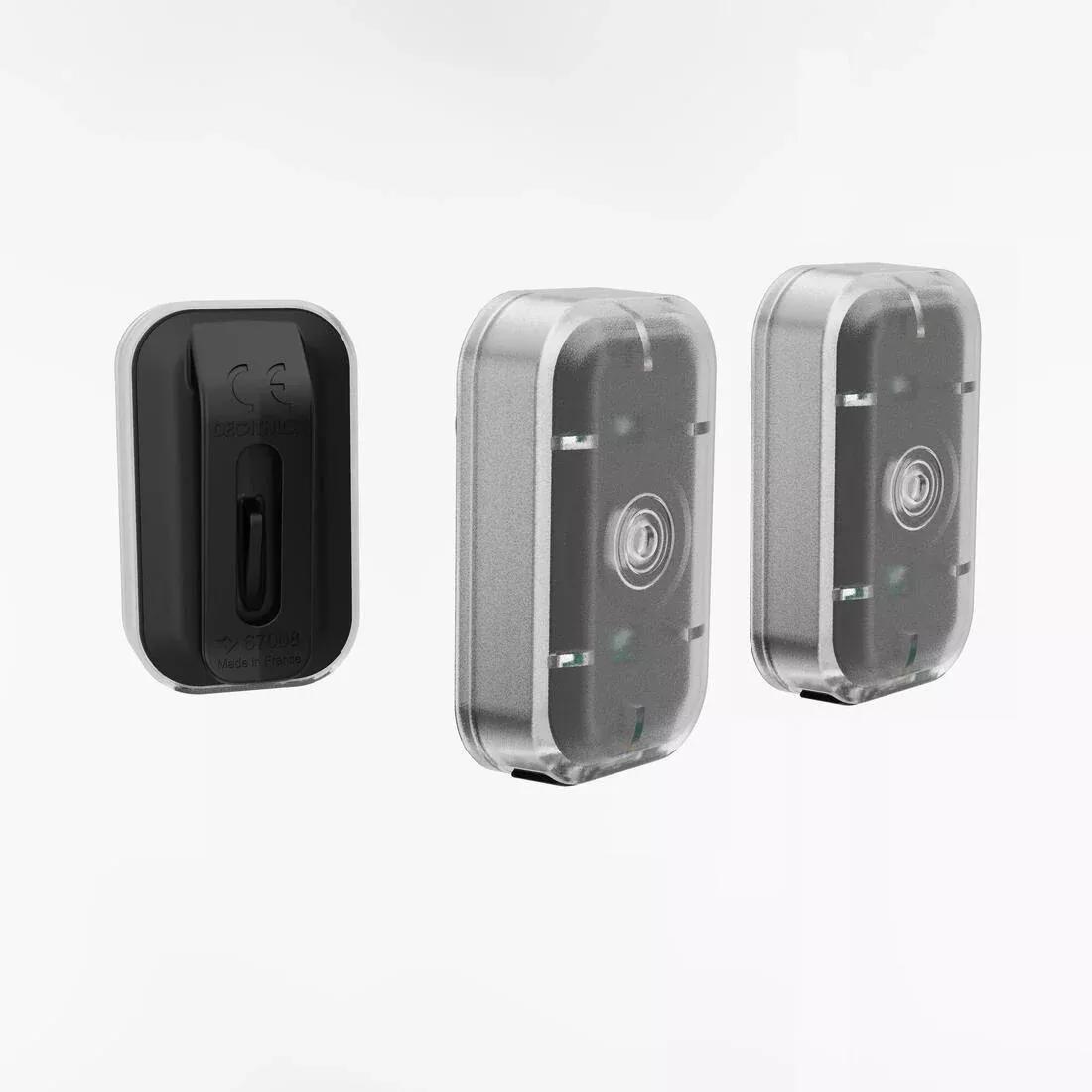Front/Rear Led Bike Light Set St 500 USB - Black, No Color, large image number 0