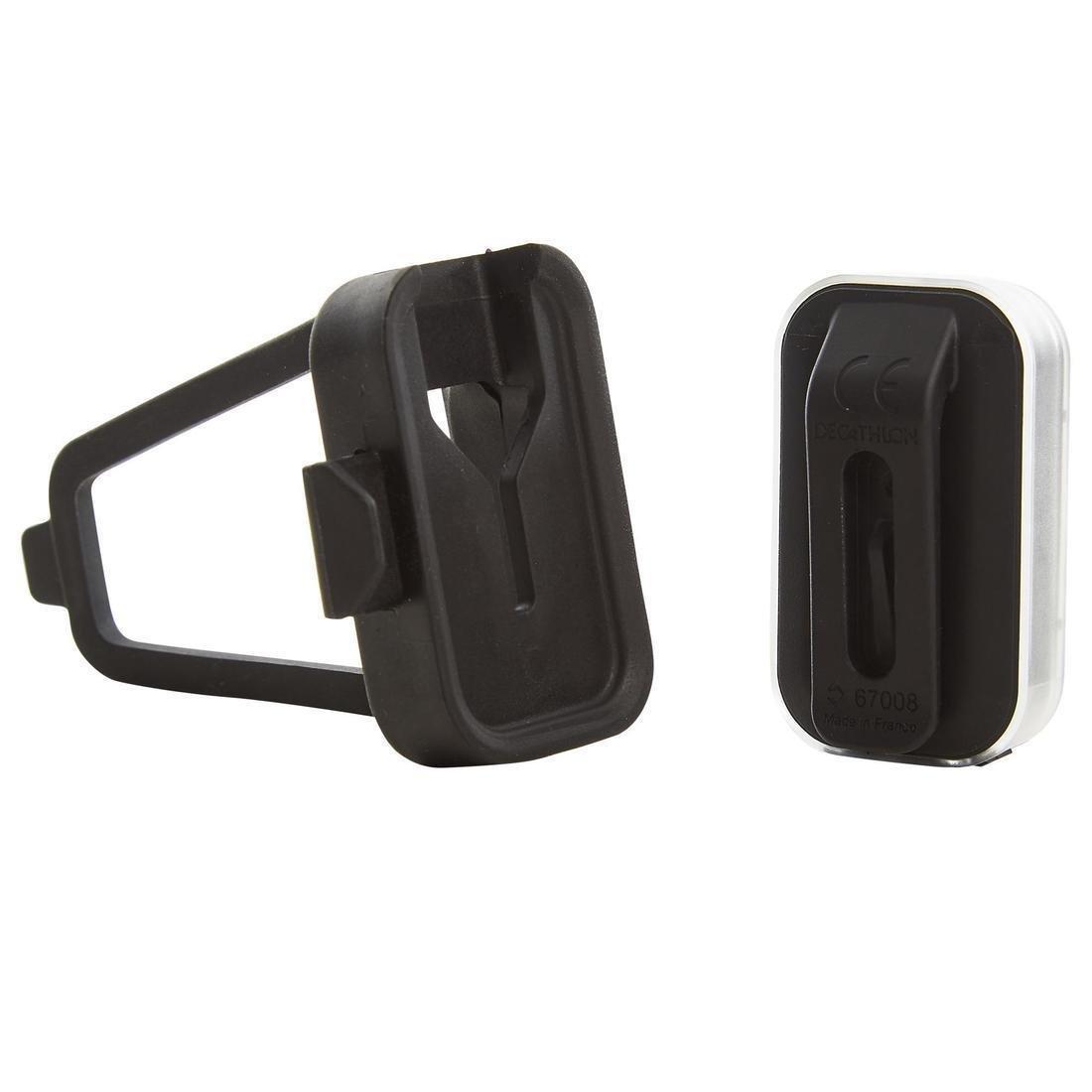 Front/Rear Led Bike Light Set St 500 USB - Black, No Color, large image number 2