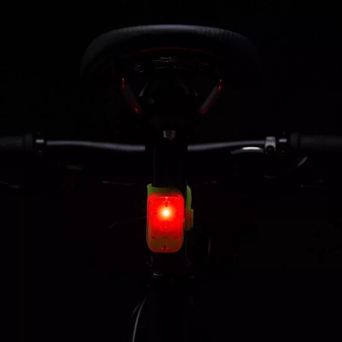Front/Rear Led Bike Light Set St 500 USB - Black, No Color, large image number 10
