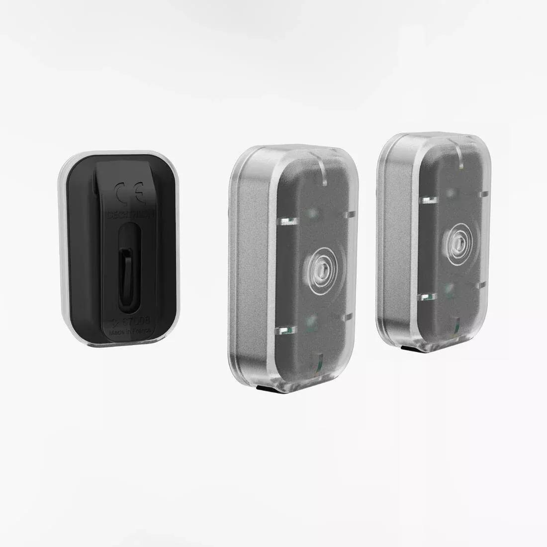 Front/Rear Led Bike Light Set St 500 USB - Black, No Color, large image number 13