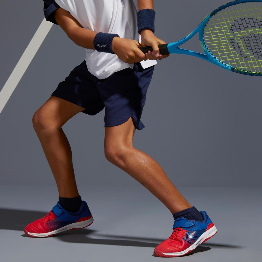 Kids Boys Tennis Shorts - TSH500, Navy, No Color, medium
