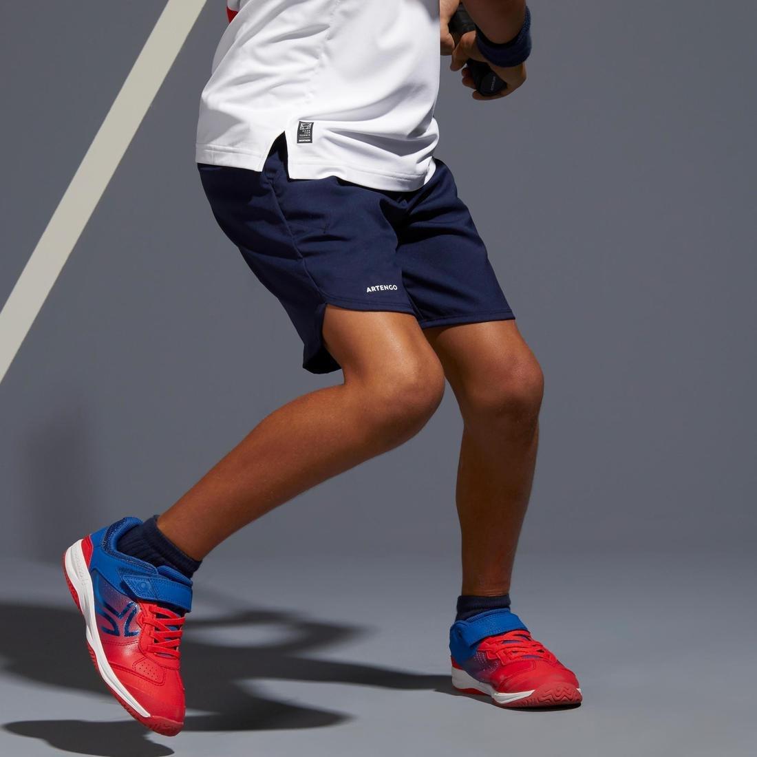 ARTENGO - Boys' Tennis Shorts TSH500, Navy