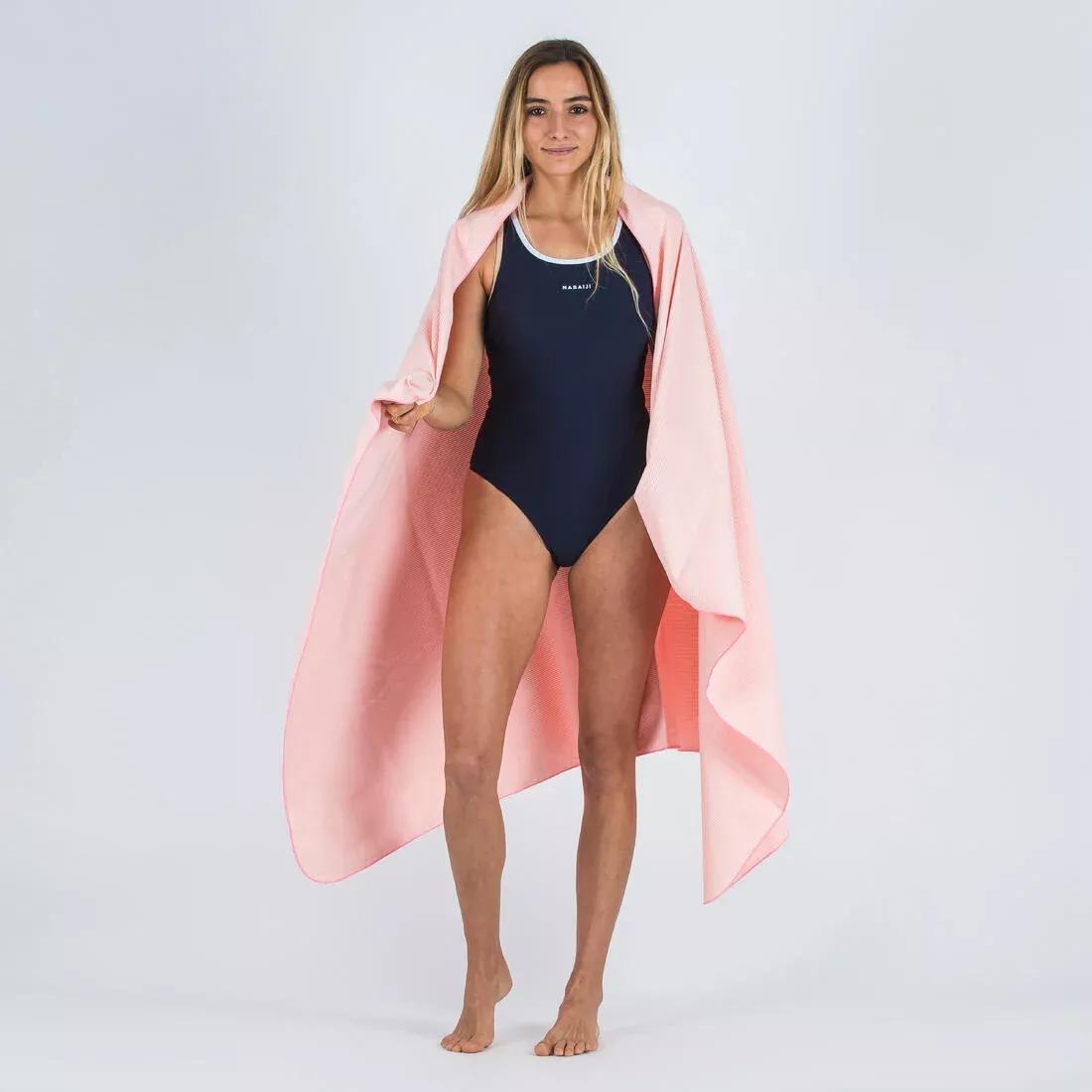 Microfibre Pool Towel, Blue, No Color, large image number 5