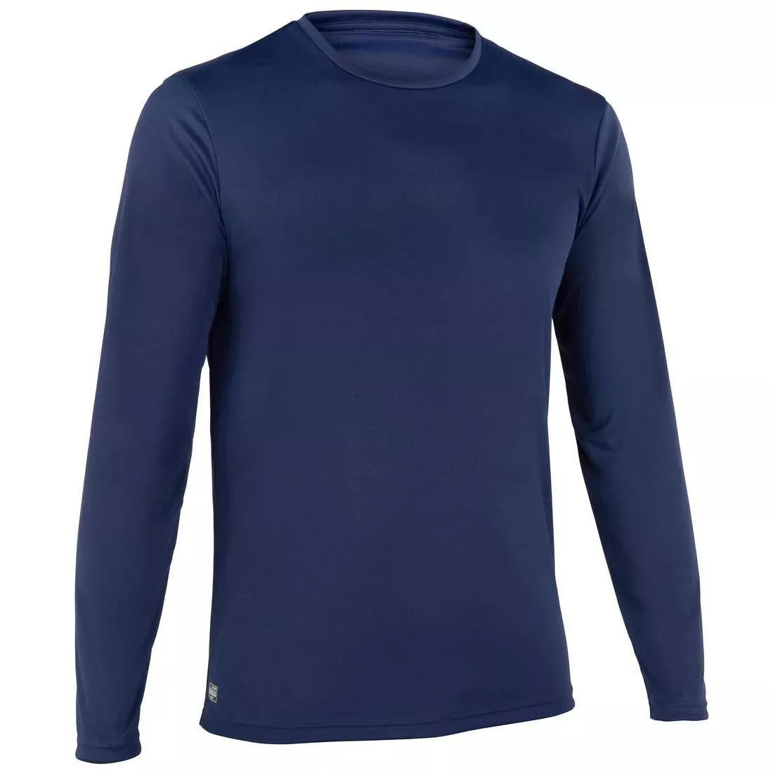 Men's Surfing long-sleeve Anti-UV Water T-Shirt, Galaxy Blue, No Color, large image number 0