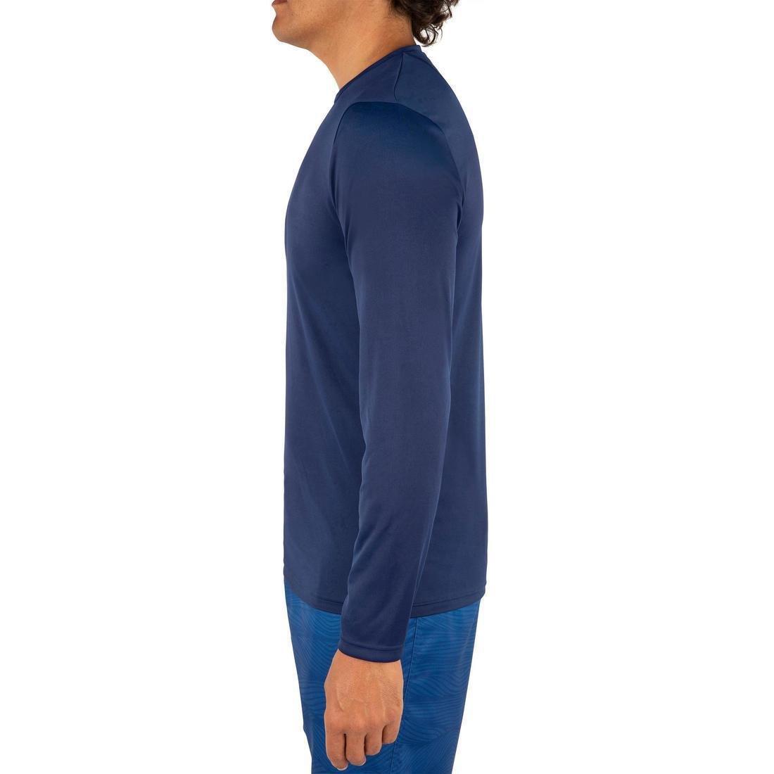 Men's Surfing long-sleeve Anti-UV Water T-Shirt, Galaxy Blue, No Color, large image number 1
