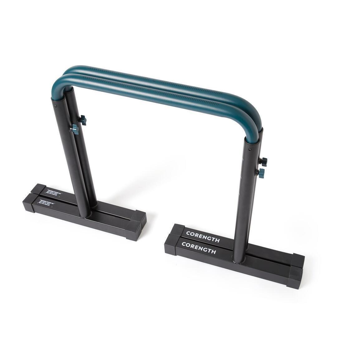 CORENGTH - Adjustable Dip Bar Training Station 100, Black