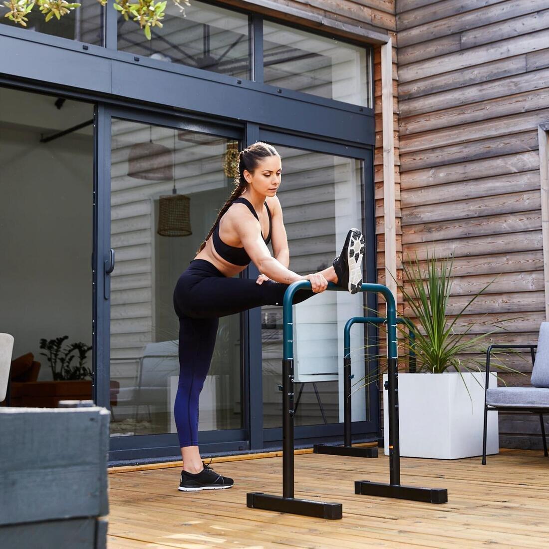Adjustable Dip Bar Training Station 100, Black, No Color, large image number 14