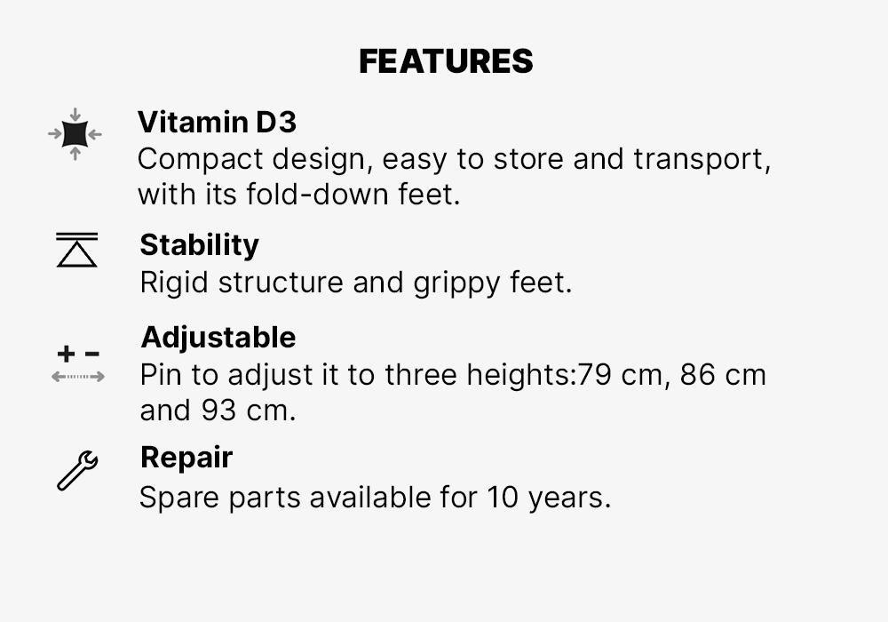 Adjustable Dip Bar Training Station 100, Black, No Color, large image number 15