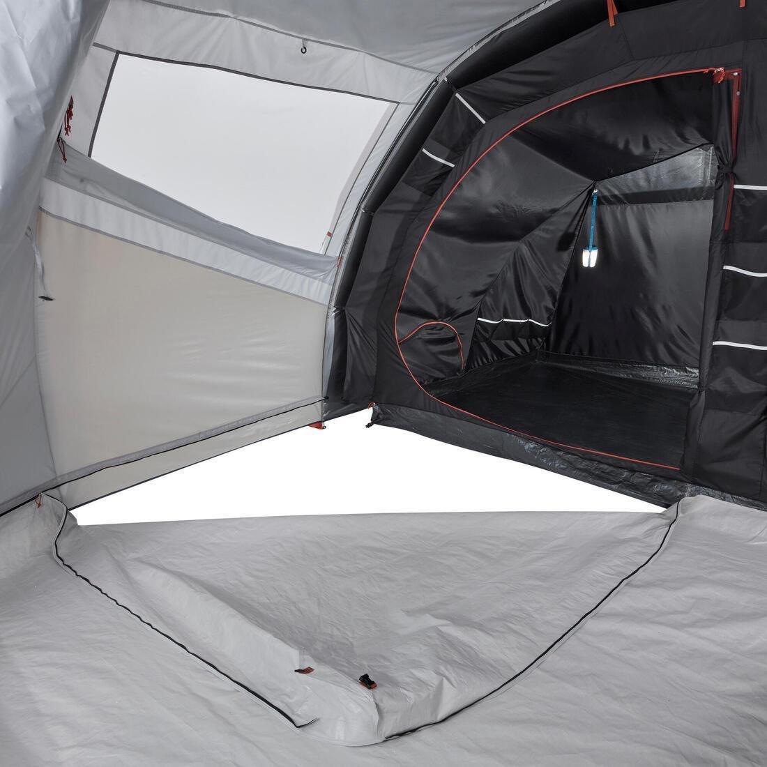 Inflatable Camping Tent - Air Seconds 5.2 - 5 People - 2 Inner Tubes, Beige, No Color, large image number 6