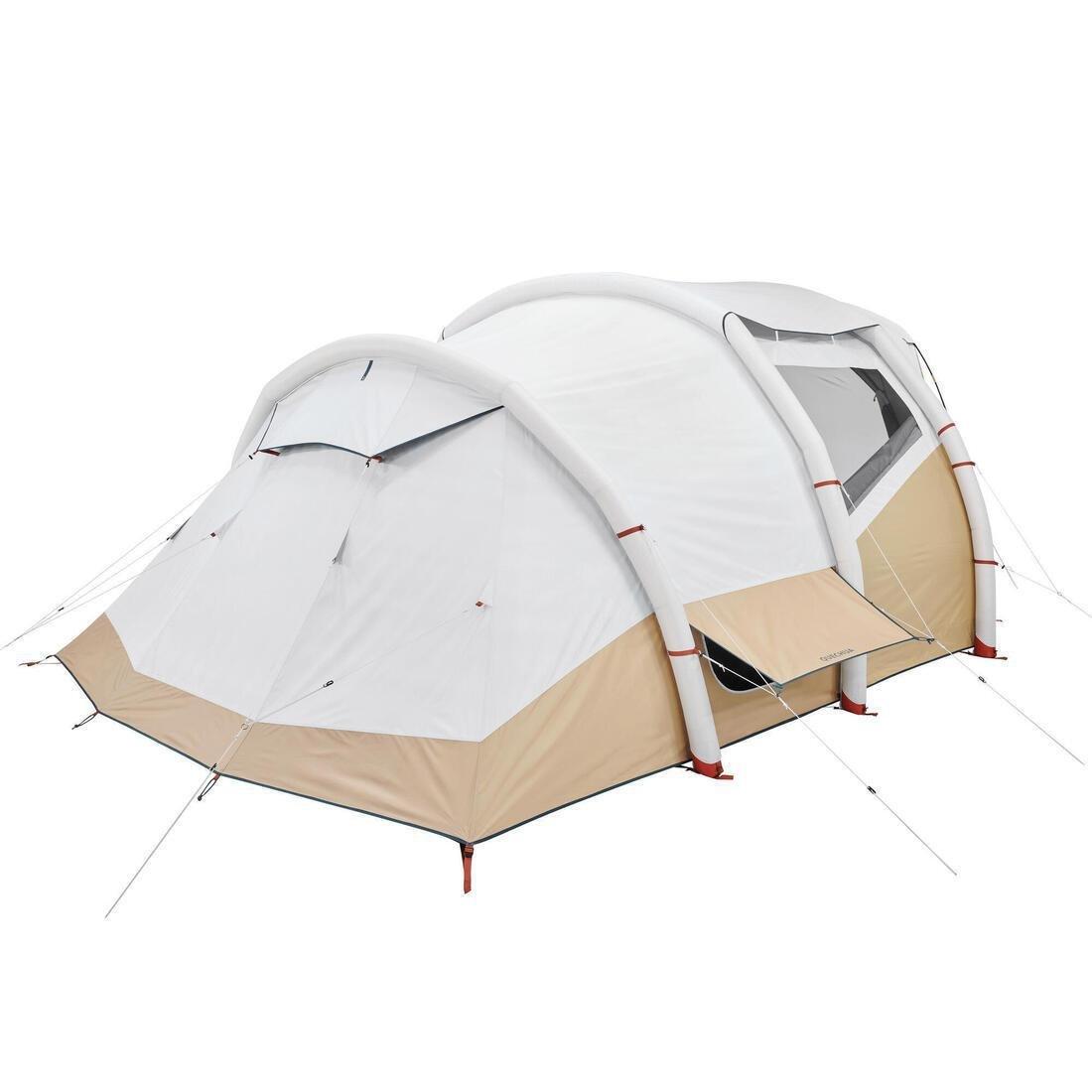 Inflatable Camping Tent - Air Seconds 5.2 - 5 People - 2 Inner Tubes, Beige, No Color, large image number 10