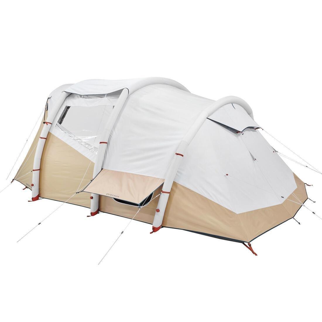 Inflatable Camping Tent - Air Seconds 5.2 - 5 People - 2 Inner Tubes, Beige, No Color, large image number 12