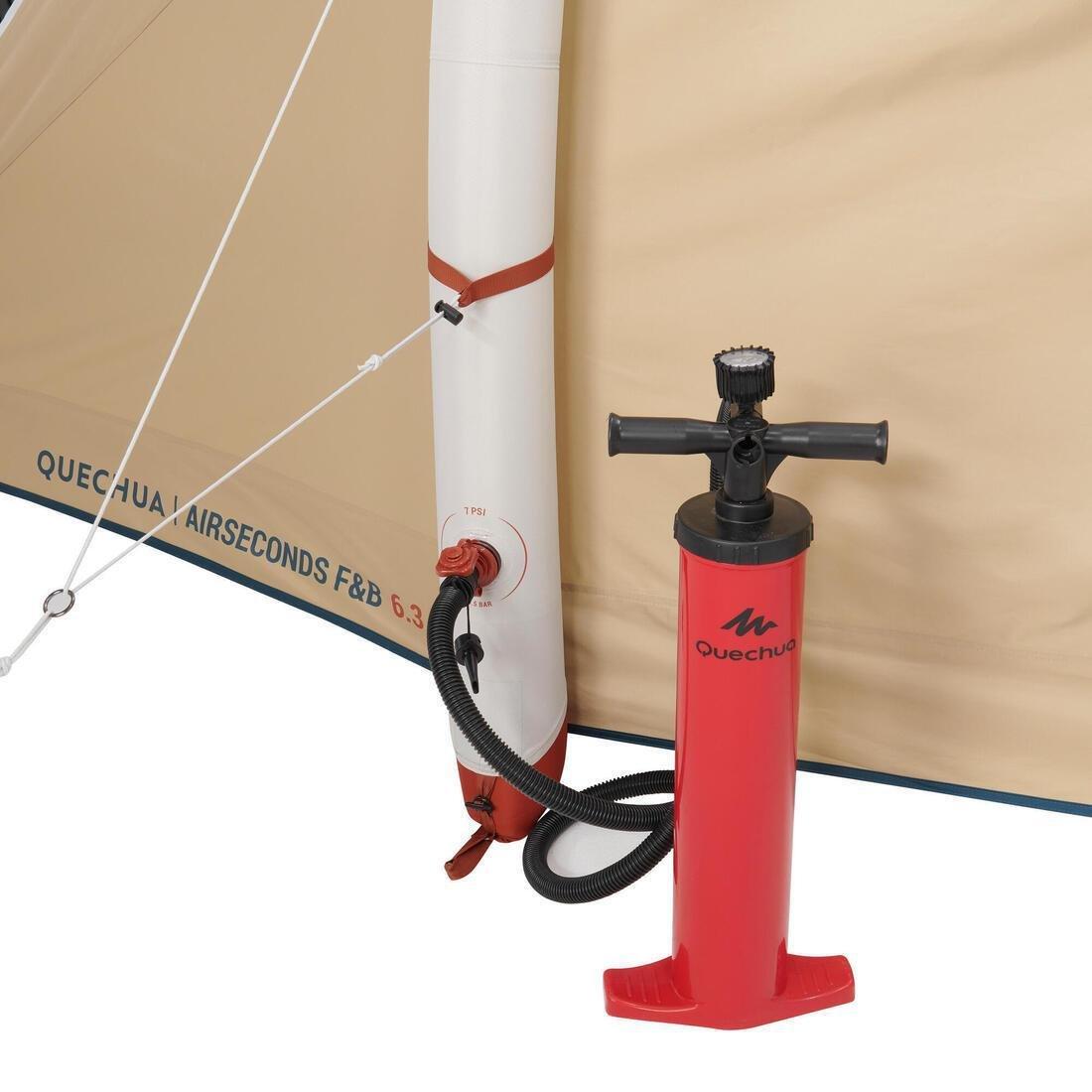Inflatable Six-Person Tent, Black, No Color, large image number 10