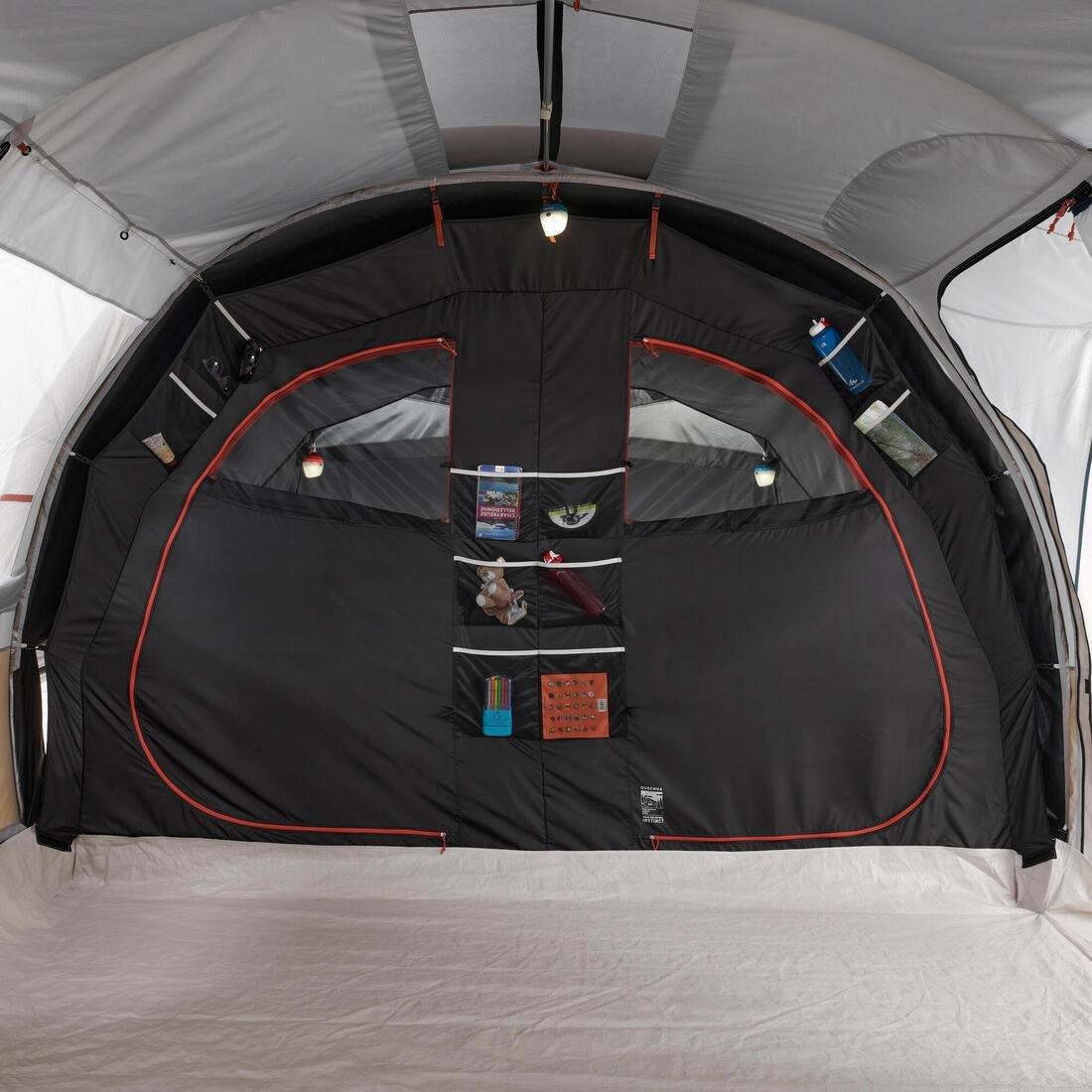 Inflatable Six-Person Tent, Black, No Color, large image number 13