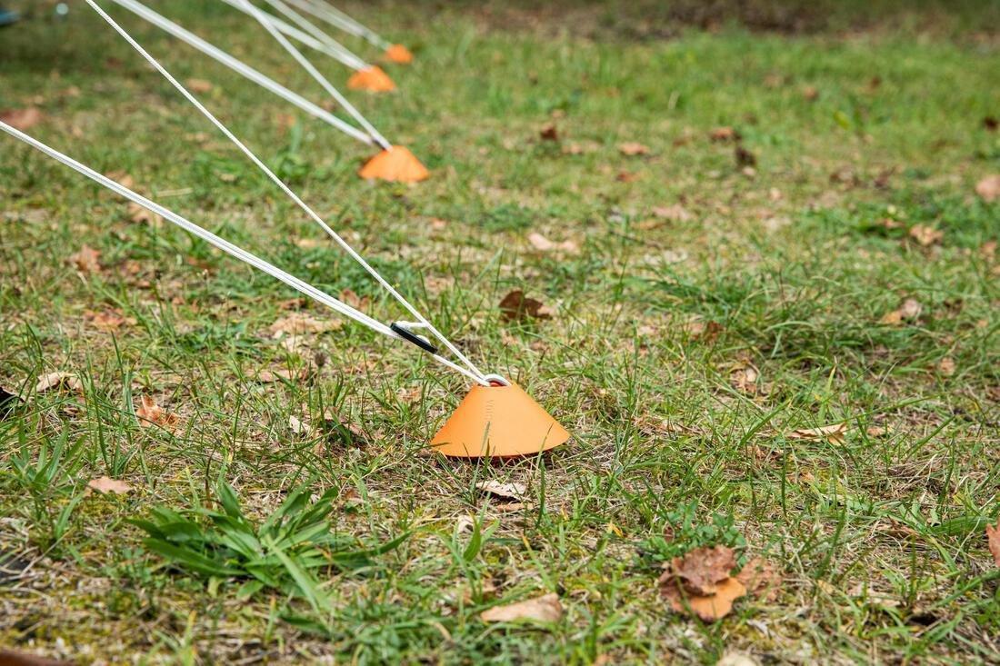 6 Tent Peg Protectors, Orange, No Color, large image number 4
