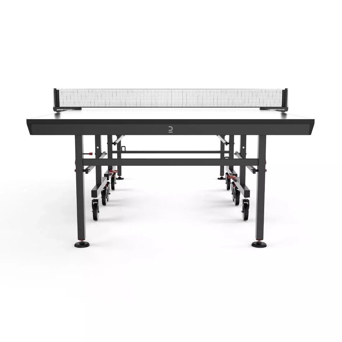 Compact Indoor Competition Table Tennis Table TTT 930 ITTF, Black, No Color, medium