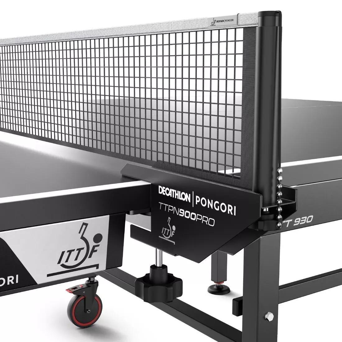 Compact Indoor Competition Table Tennis Table TTT 930 ITTF, Black, No Color, large image number 5
