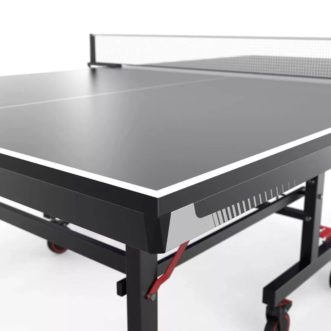 Compact Indoor Competition Table Tennis Table TTT 930 ITTF, Black, No Color, large image number 6