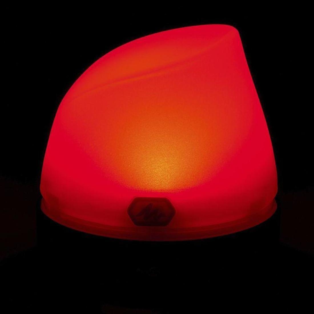 QUECHUA - Camping Lamp, Bl50 Dynamo Rechargeable - 50 Lumen , Red