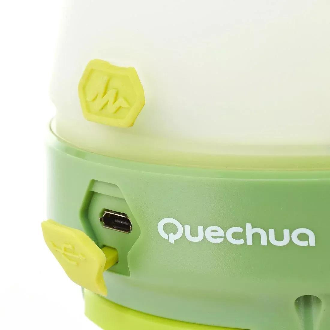 QUECHUA - Camping Lamp, Bl50 Dynamo Rechargeable - 50 Lumen , Red