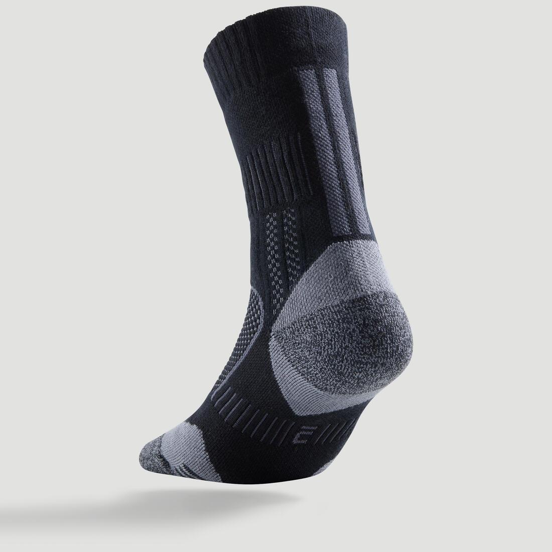 BLACK High Sports Socks RS 900 Tri-Pack - Black/Grey, 5401_000, large image number 2