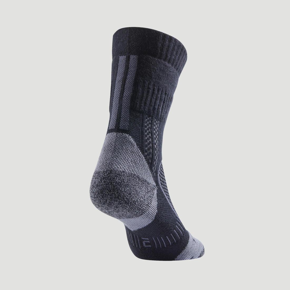 BLACK High Sports Socks RS 900 Tri-Pack - Black/Grey, 5401_000, large image number 3