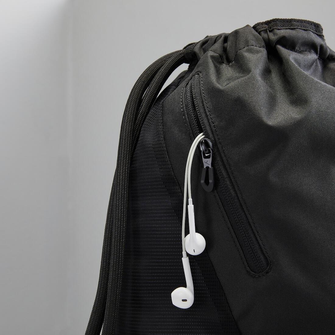 Cardio Training Fitness Backpack, Black, No Color, large image number 2