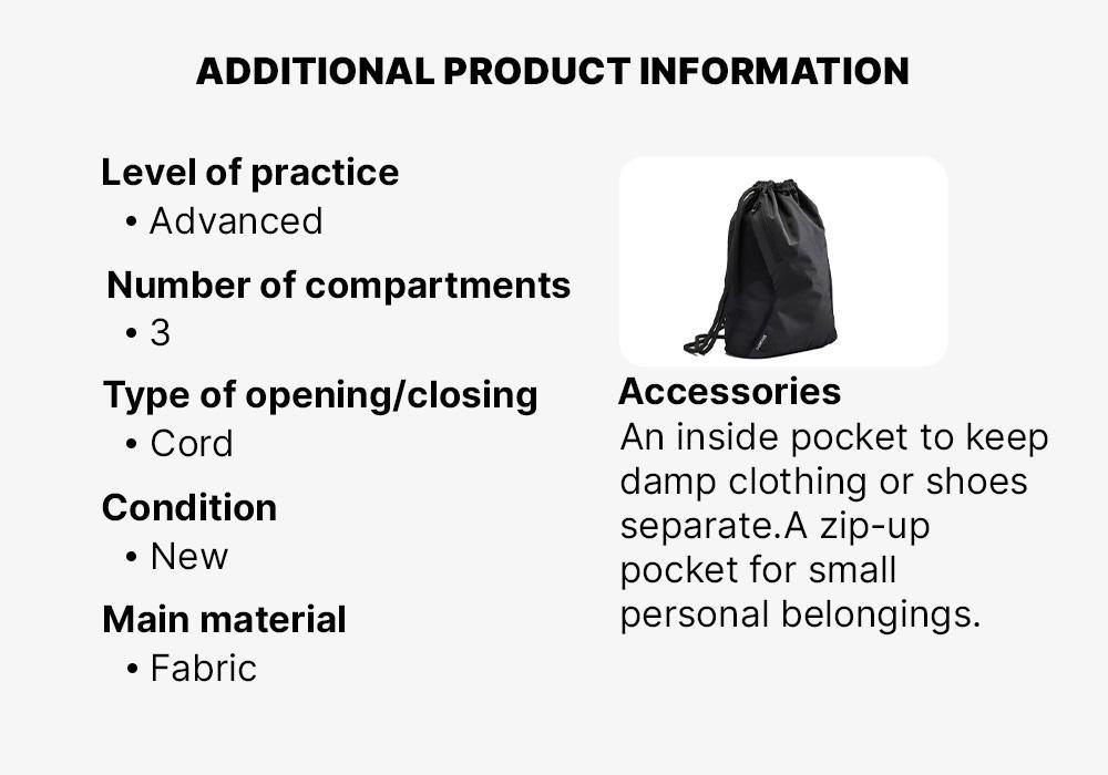 Cardio Training Fitness Backpack, Black, No Color, medium