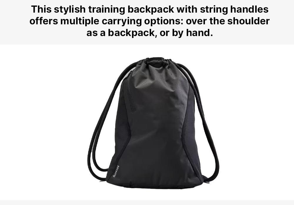 Cardio Training Fitness Backpack, Black, No Color, medium