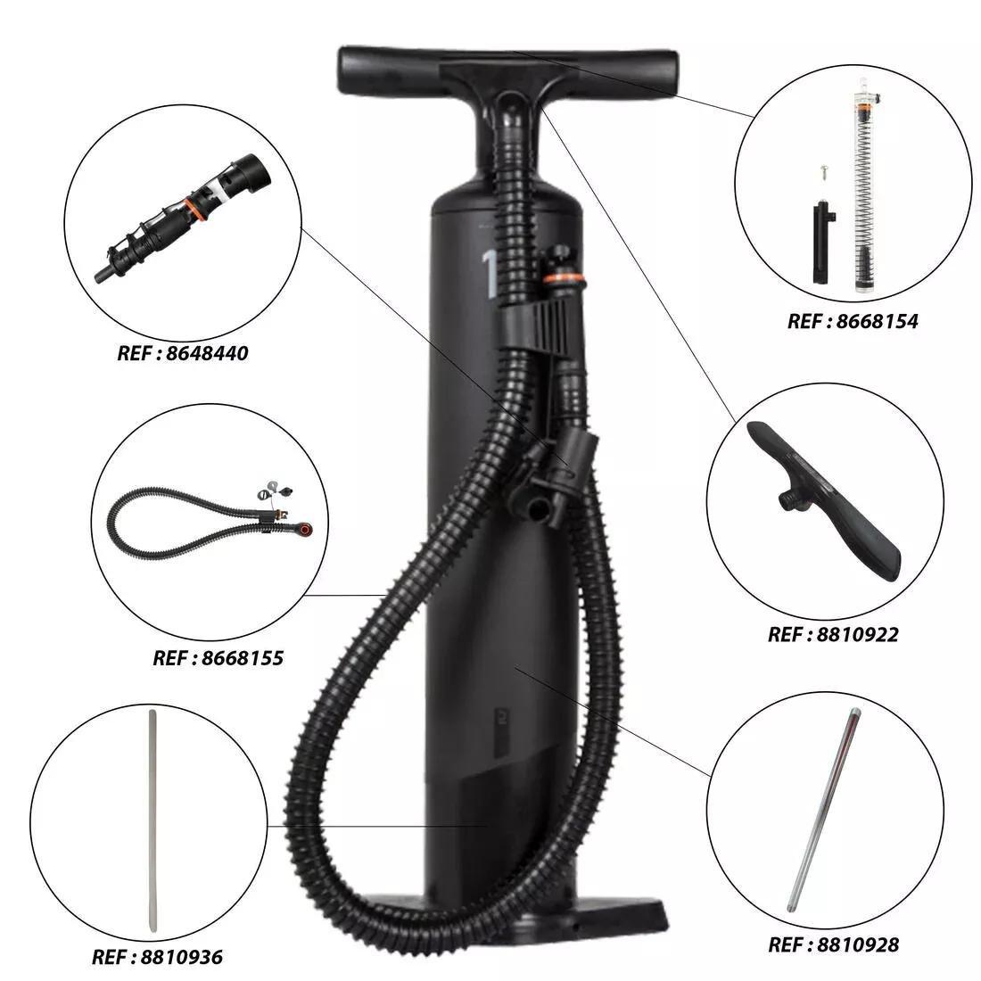 DEFAULT Double-Action Canoe/Kayak Hand Pump, Low Pressure: 0-10 PSI, No Color, large image number 4