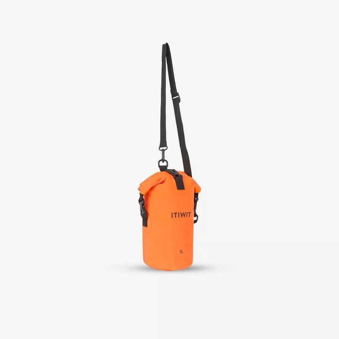PAPAYA ORANGE WATERPROOF DRY BAG 5 L, No Color, large image number 2