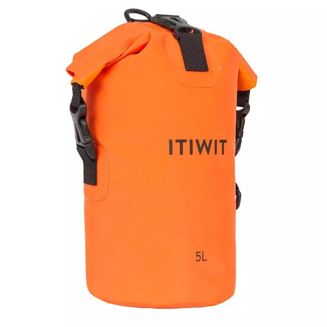 PAPAYA ORANGE WATERPROOF DRY BAG 5 L, No Color, large image number 4