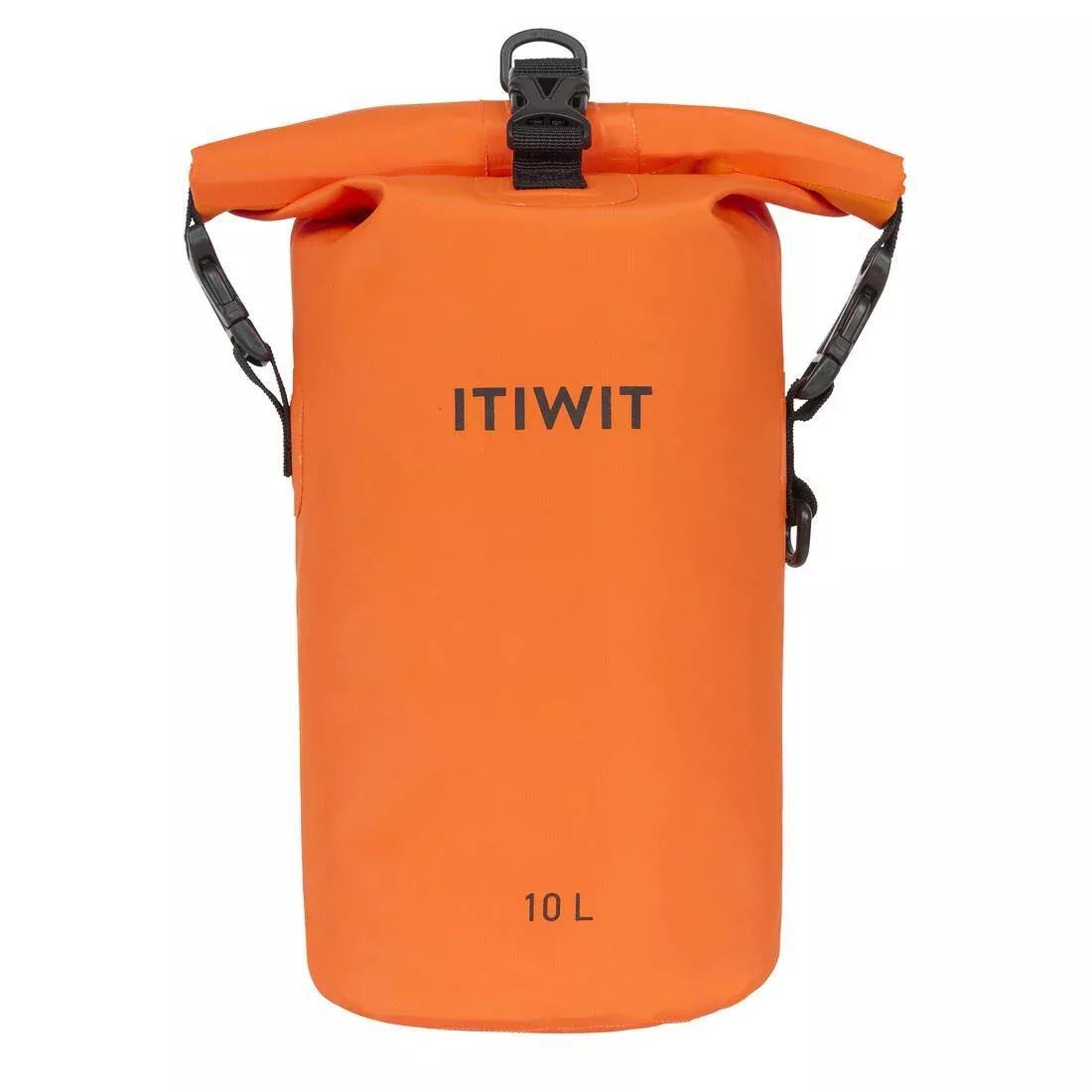 Waterproof Dry Bag - 10L, Orange, No Color, large image number 2