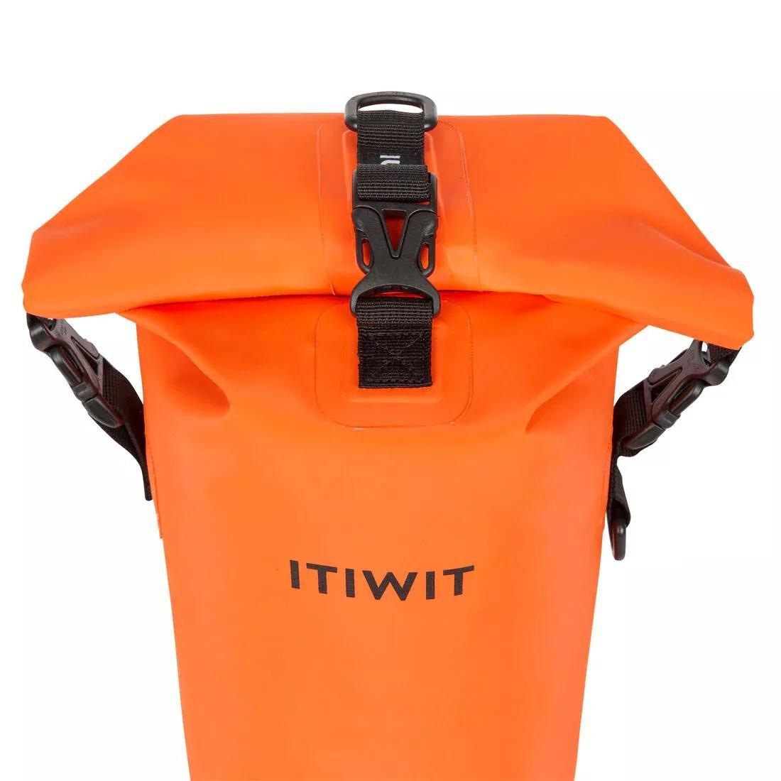 Waterproof Dry Bag - 10L, Orange, No Color, large image number 6