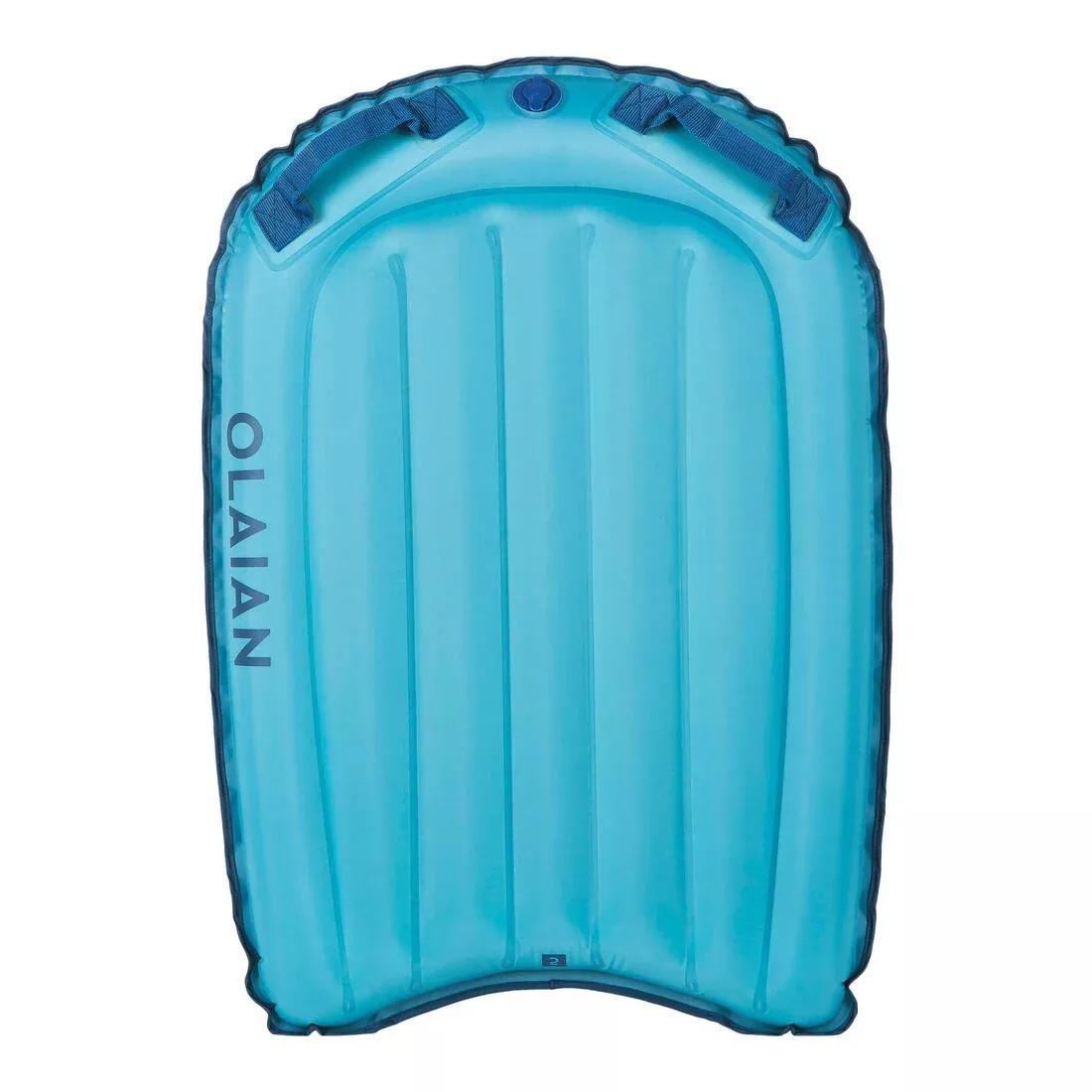 Beginner Inflatable Bodyboard - Compact Blue (25-90 Kg), Blue, No Color, large image number 3